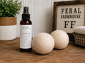 Wool Dryer Ball Set | Reusable Dryer Balls + Fragrance Spray